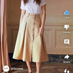 Sézane Oksana Midi Skirt